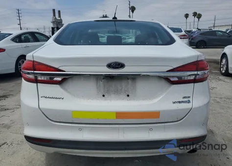 2018 Ford Fusion Se Hybrid из США, поврежденный, VIN 3FA6P0LU2JR172140